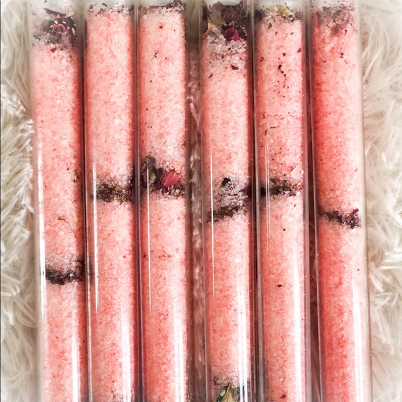 Bath Size (6)pk Tubes of Bath Salts w/Botanicals - Picture 3 of 8